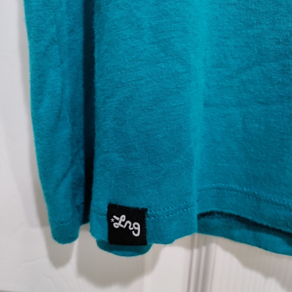 LRG Lifted Research Group women's teal tank top size XS - Picture 3 of 5